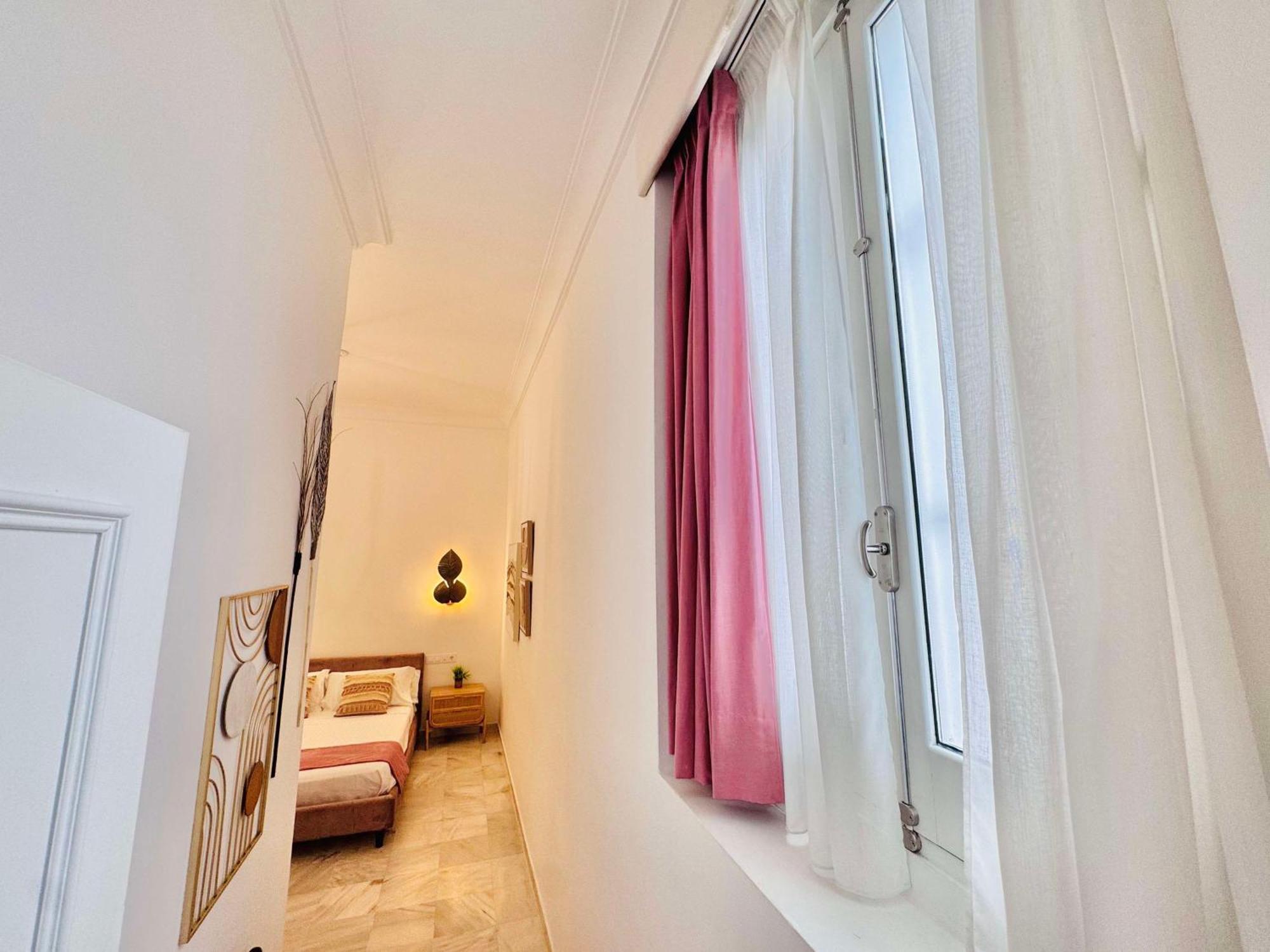 Inside double room window